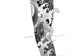 纹身素材——日式传统手稿图片