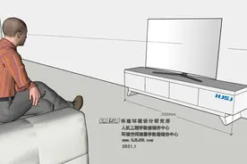 电视机安装高度标准图片