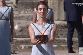 北京冬奥会火种在希腊古奥林匹亚采集成功图片