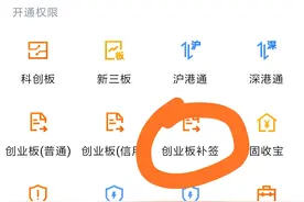 创业板补签流程介绍图片