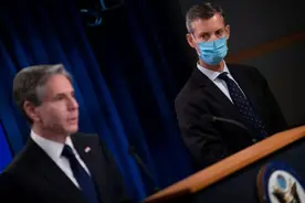突发！美国务院发言人，阳性图片