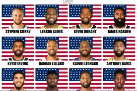 美媒列出了2021年东京奥运会美国梦之队最强12人名单图片