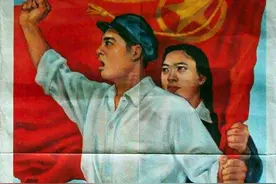 一组50年代的宣传画，看看人们当年的饱满乐观的精神状态图片