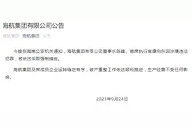 海航集团董事长陈峰、首席执行官谭向东因涉嫌违法犯罪，被依法采取强制措施图片