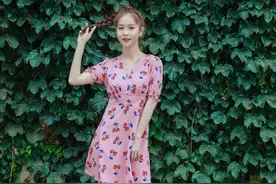 徐紫茵粉裙甜美写真图片图片