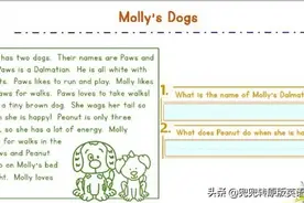 英语原版阅读Molly's Dogs图片