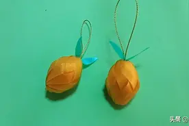 创意手工DIY，甜甘橘模型的折叠方法！图片