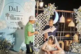 柳州“走心”网红情侣丁一舟和赖敏有了完美婚礼图片