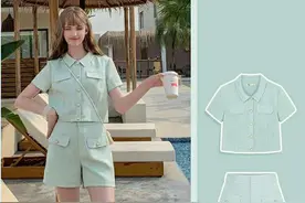 糖果色系的穿搭，非常少女，直击你的心图片