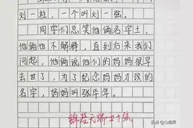 小学生的作文，感动的你流泪图片