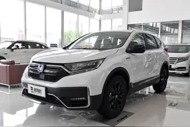 黑色套件上身，实用且耐用，油耗低于途观L，实拍本田CR-V图片