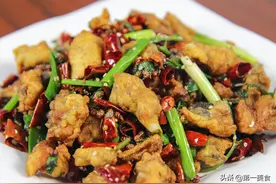 厨师长教你这样做，干煸辣子鸡，辛辣食欲爆满，超级下饭图片