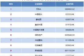 2020中国房地产上市公司百强出炉，万科、恒大、碧桂园稳居前三图片
