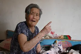 103岁长寿奶奶，1年吃60斤大蒜，100岁还种菜园，69岁儿子都佩服图片
