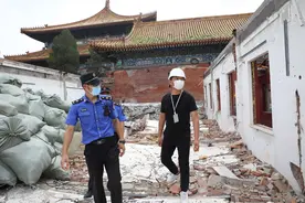 北京东城：太庙拆除6000余平米非文物类建筑物图片