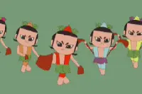 搞笑动图：葫芦娃果然是爷爷带大的图片