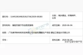 超200亩！普宁英歌山工业园内一生产项目设计方案公示图片