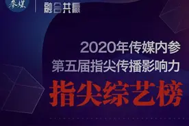 吉林卫视《欢乐东北风》荣获第五届“指尖榜”年度影响力高峰论坛2020年度最具影响力电视综艺图片