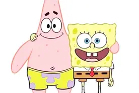 海绵宝宝和派大星来啦，不会画的小朋友们赶紧学起来吧