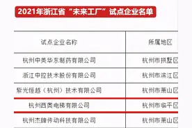 西奥电梯入选“未来工厂”试点企业图片