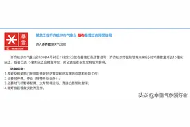 暴雪红色预警！黑龙江齐齐哈尔接近特大暴雪，网友：30多年没见过图片