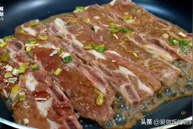 煎牛排骨的家常做法，外酥里嫩，好吃到舔盘子图片
