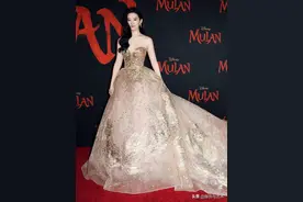 刘亦菲 花木兰首映图片