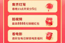 抖音春节活动上线 将发20亿元红包图片