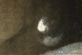 百亿像素《戴珍珠耳环的少女》什么样？宛如星球表面图片