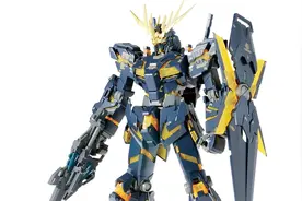 「高达模型素组」MG 1/100 RX-0独角兽2号机 报丧女妖 Ver.Ka视频封面