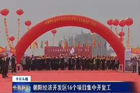 长春市朝阳经济开发区16个项目集中开复工图片