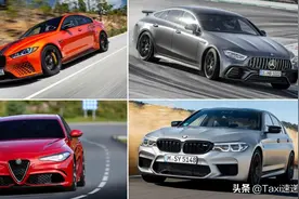 2020纽北最快的10台四门轿车：第一名是捷豹，奥迪不见踪影图片