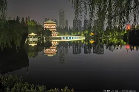 夜游逍遥津图片
