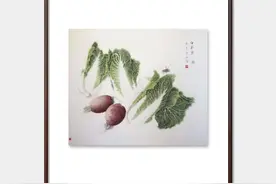 崔英阁工笔画"白菜"作品选图片