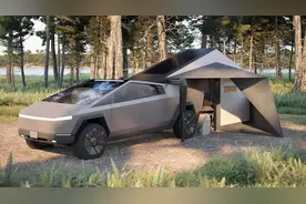 特斯拉赛博皮卡改装房车图片