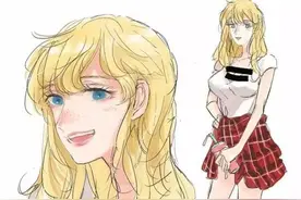 画师将汽车品牌变成美女，福特金发碧眼，宝马看着像女高管图片