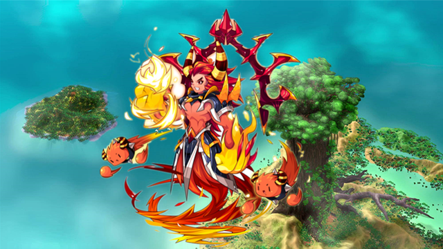 洛克王国：火花再次超进化，帅气外形很威武，谁敢说配不上水蓝蓝