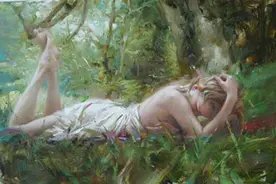 如此性感的意大利人体油画，出自年轻的艺术家Vidan之手图片