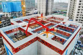 首台国产住宅造楼机亮相重庆，三天造好一层楼，真的有这么快吗？图片
