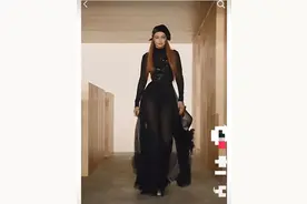 超模Gigi产后首秀，蚂蚁腰还没大腿粗，暴瘦成沙漏身材太夸张图片