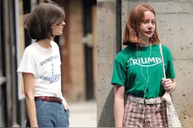 不被时尚定义的法国女孩，没有大红唇和精致礼服，简单t恤也迷人图片