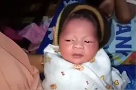 印尼女子称：刚出生的儿子是一小时前怀上的，是上帝的恩赐图片