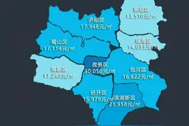 合肥各区／县房价地图（新房）分析解读下图片