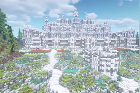 《我的世界》玩家炫富造出华丽宫殿 土豪表示让我也沾沾财气图片