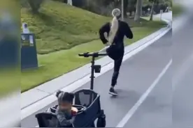 魔鬼身材辣妈走红，带娃健身两不误，网友：真正的时间管理达人图片