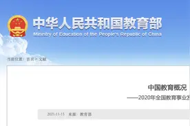 重磅！2020年全国教育事业发展情况公布图片