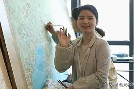 用绘画沟通世界！90后龙岩姑娘手绘“清新福建”美景图片