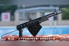 国产水下步枪公开亮相 我军两栖侦察部队如虎添翼图片
