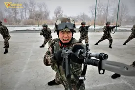 超燃混剪！茫茫雪野寒风刺骨，一起来看武警官兵热血练兵图片