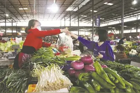 青白江“菜篮子”里色泽鲜图片